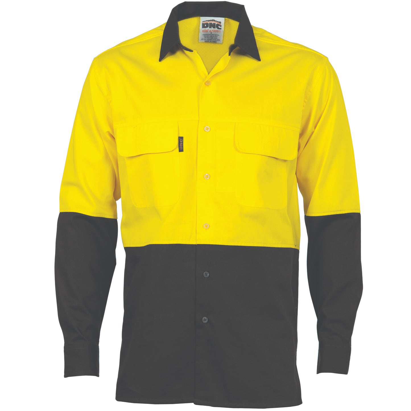 HiVis 3 Way Cool-Breeze Cotton Shirt -
Long sleeve