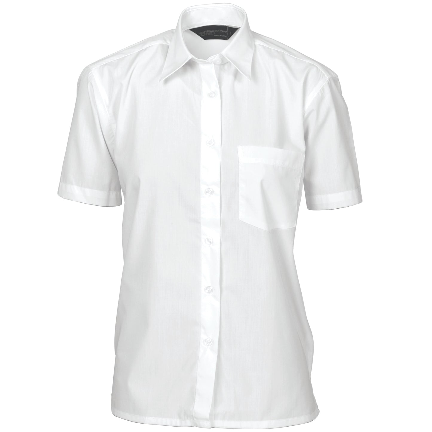 Ladies Polyester Cotton
Poplin Shirt - Short Sleeve