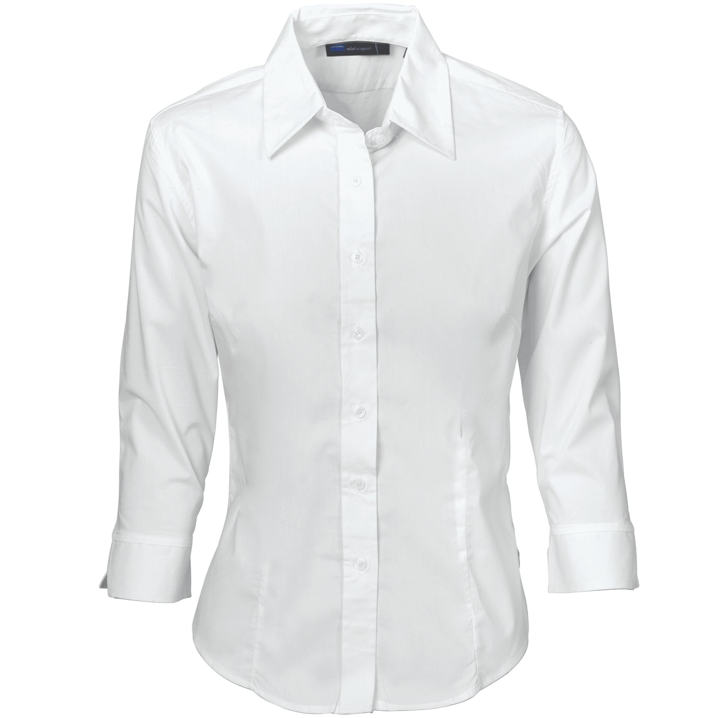 Ladies Polyester Cotton Shirt - 3/4 Sleeve