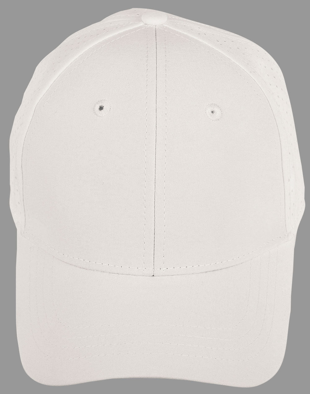 4-Way Stretch Laser Cut Runner's Cap - White