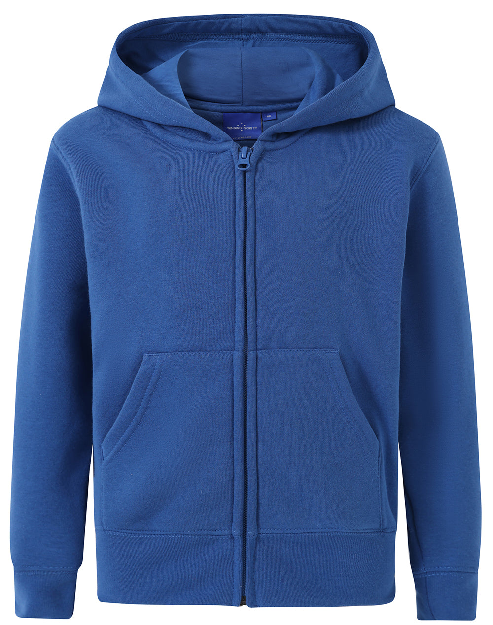 Kid's full-zip fleecy hoodie - Royal