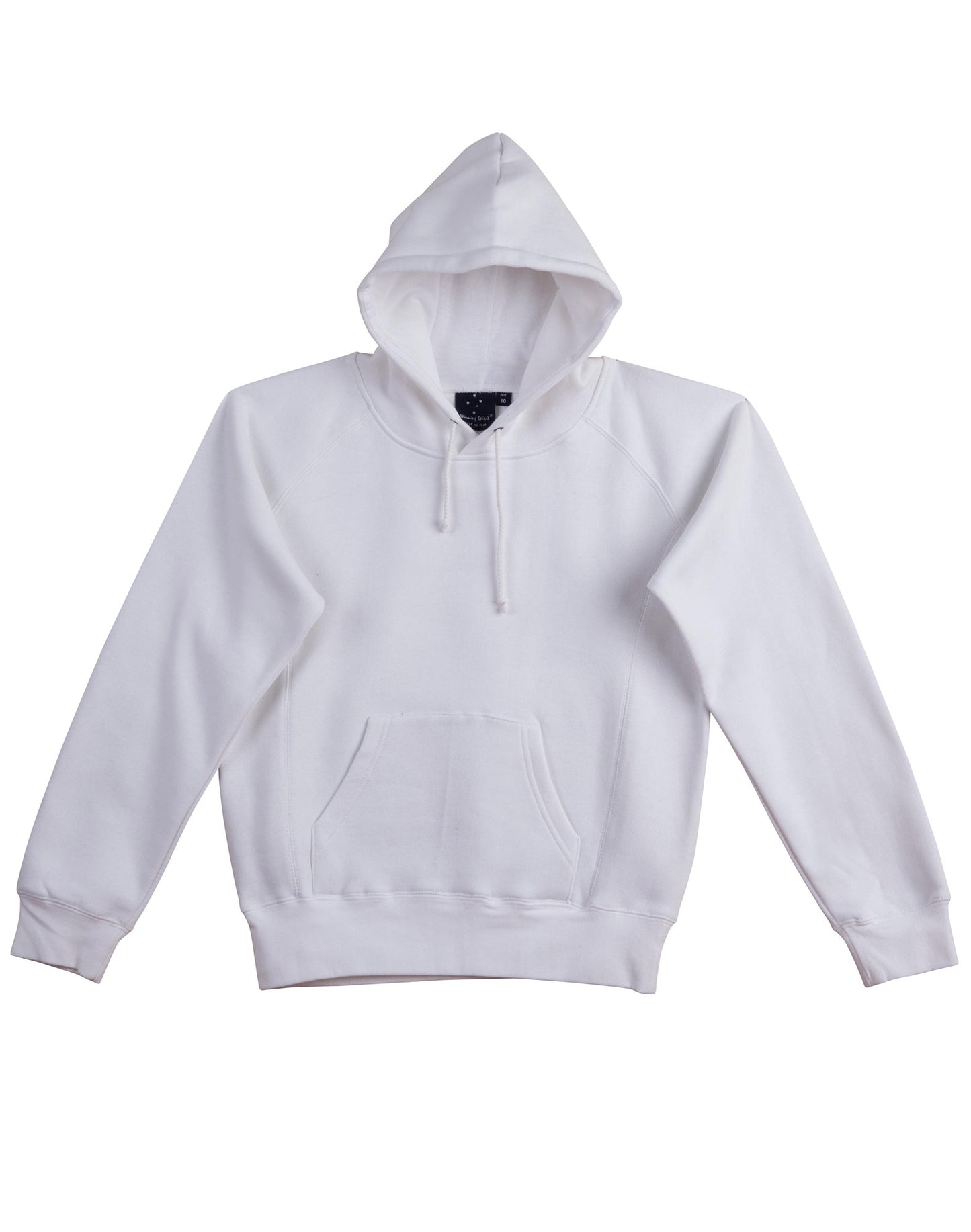 Ladies' Fleecy Hoodie - White