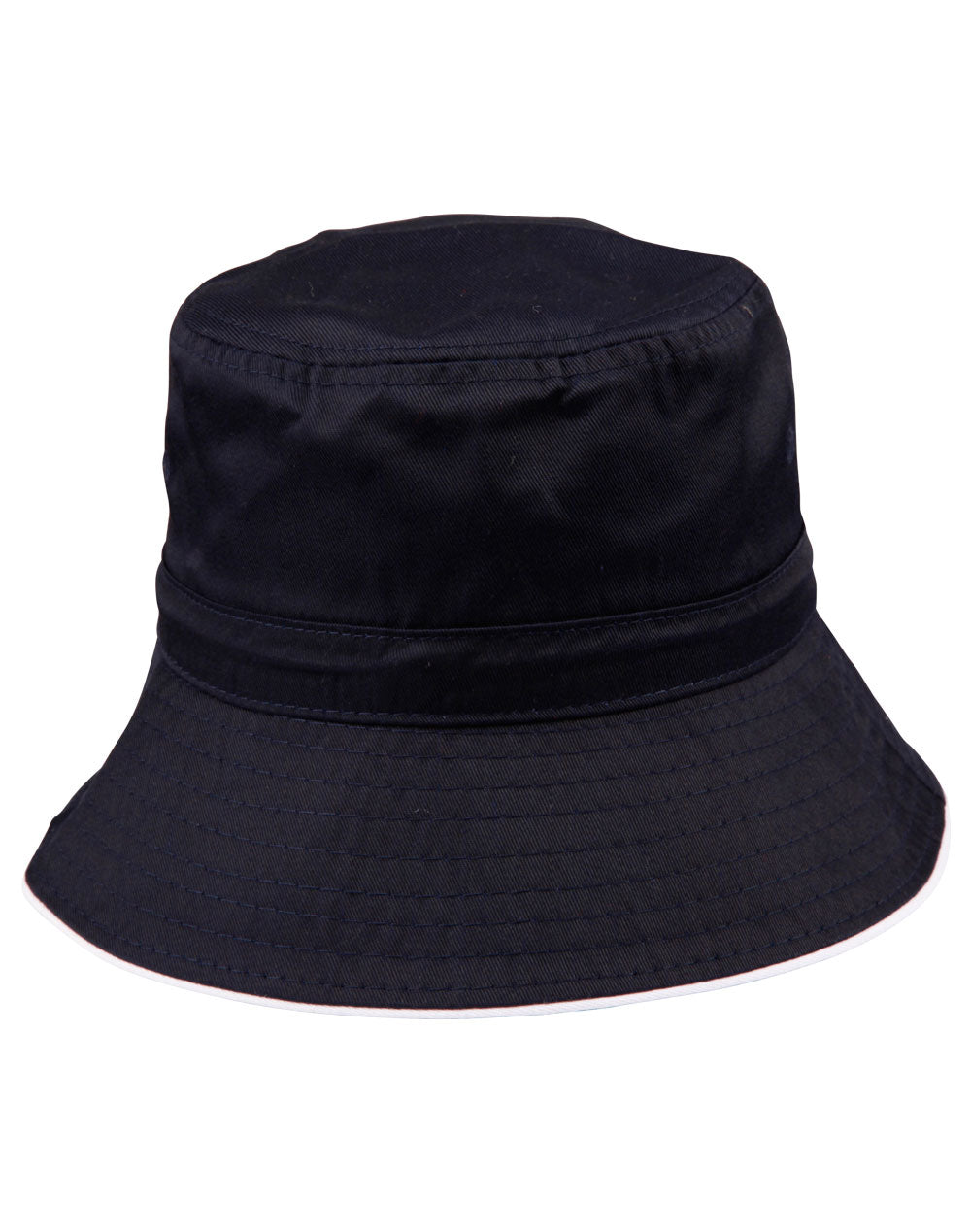 Bucket hat sandwitch+toggle - Navy/White