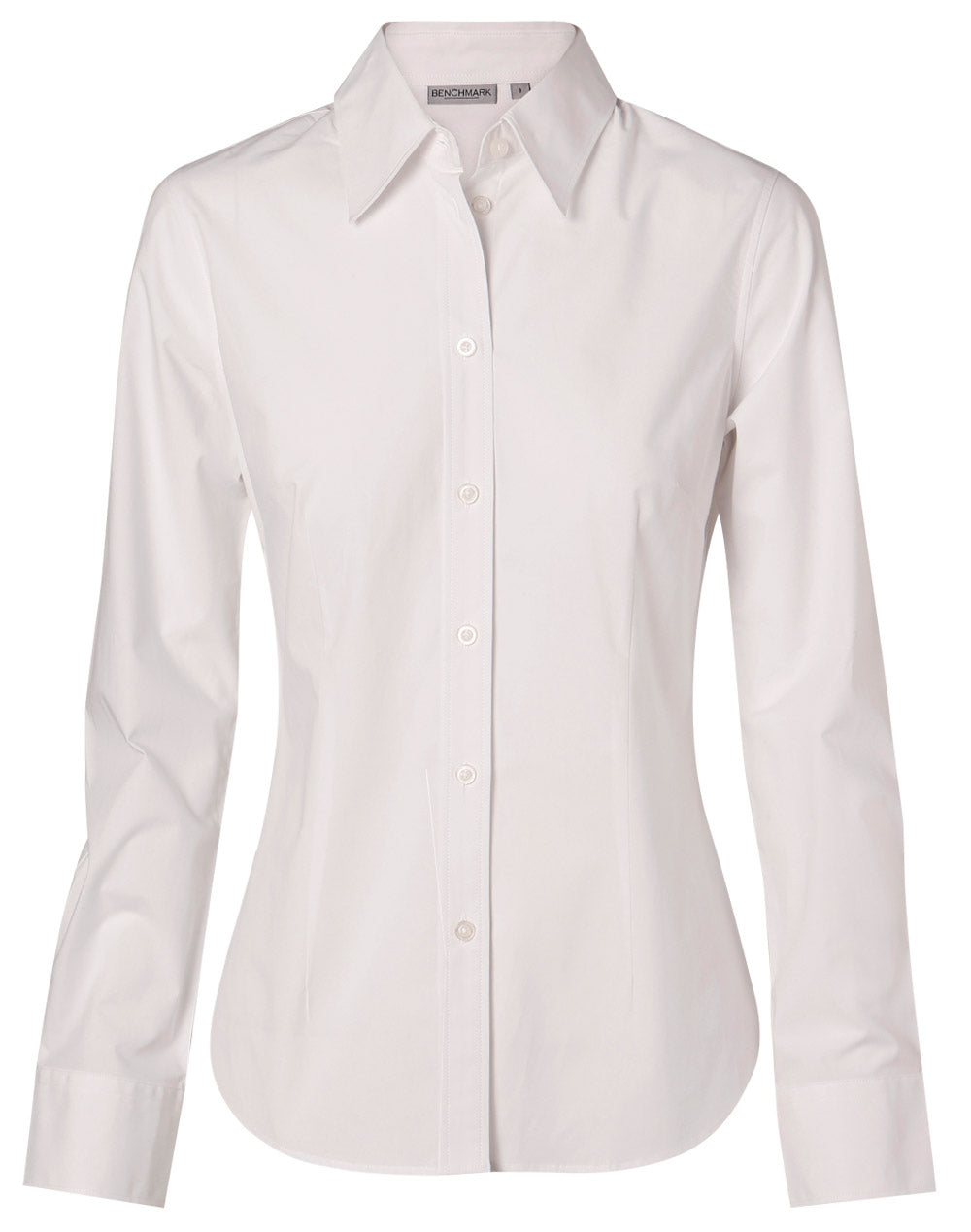 Women's Fine Twill L/S Shirt - White
