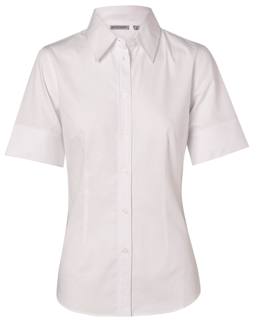 Women's Fine Twill S/S Shirt - White