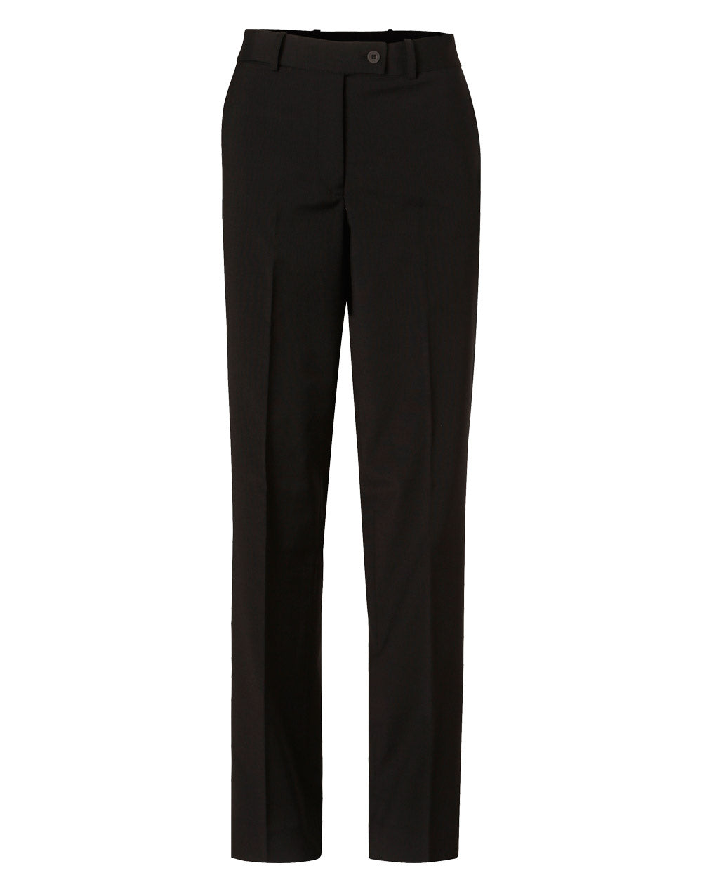 Women's Slim Leg Flexi Waist Pants in Wool Stretch - Navy