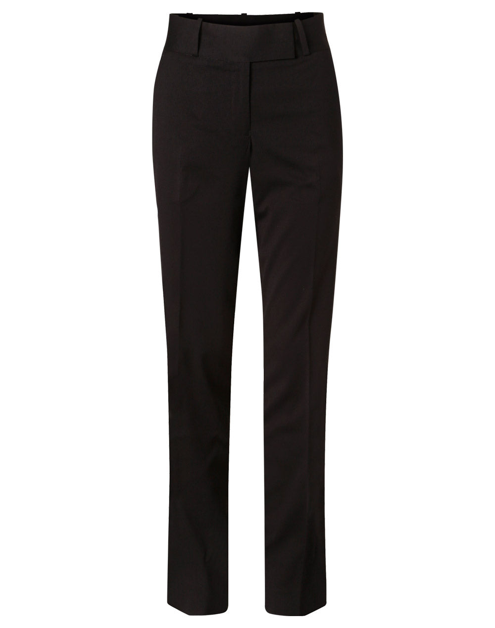 Women's Low Rise Pants in Poly/Viscose Stretch - Navy