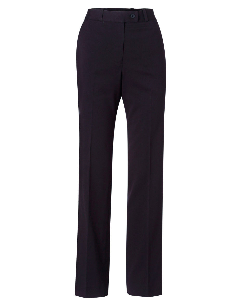 Women's Flexi Waist Utility Pants in Poly/Viscose Stretch - Navy