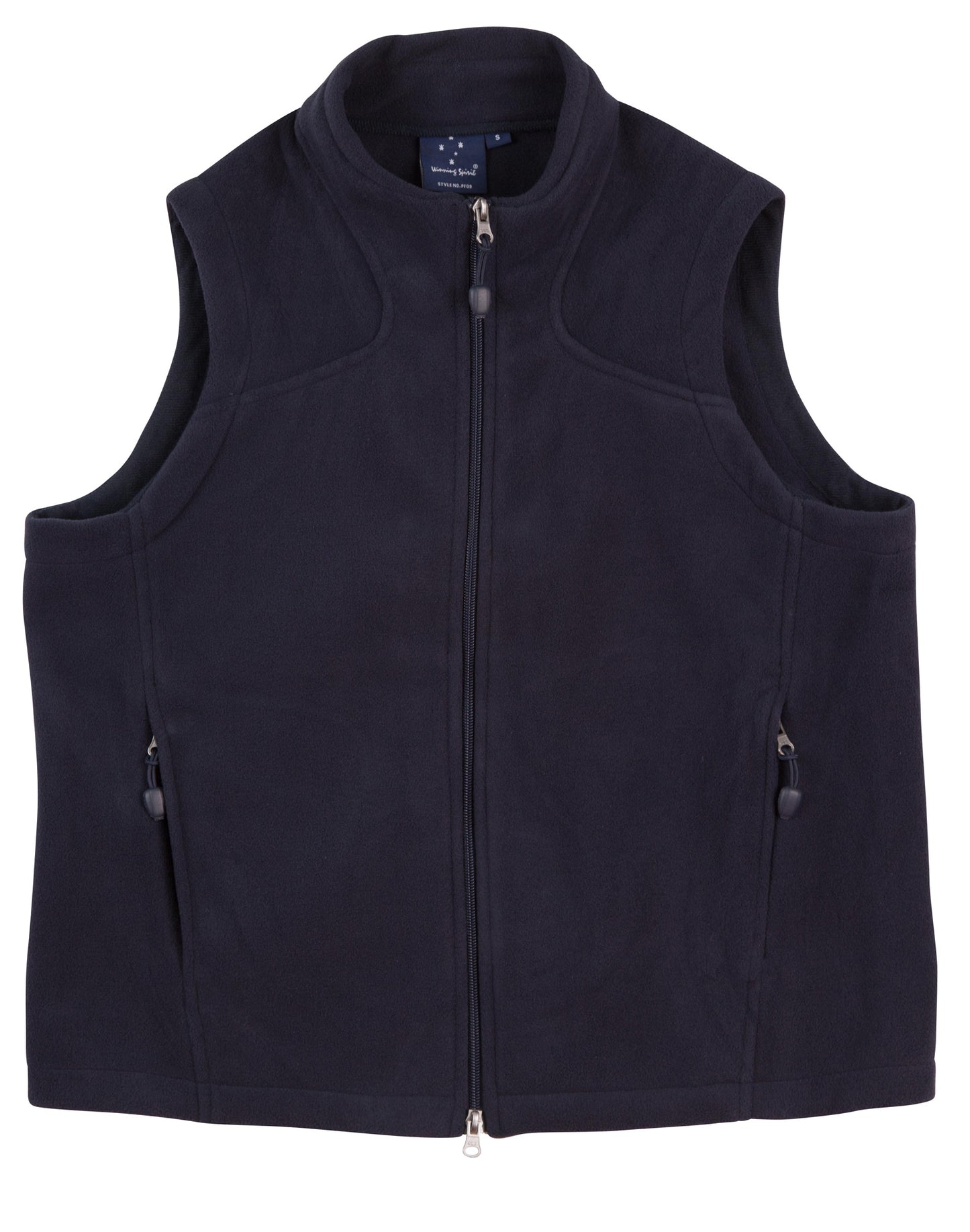 Man's bonded polar fleece vest - Navy