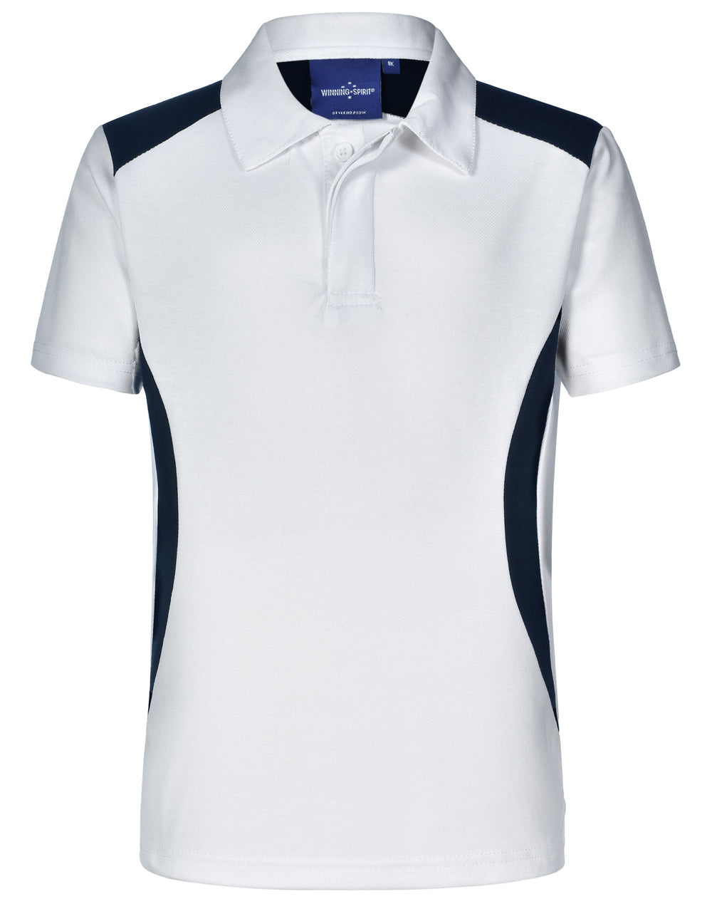 Chidren's Truedry contrast polo - White/Navy