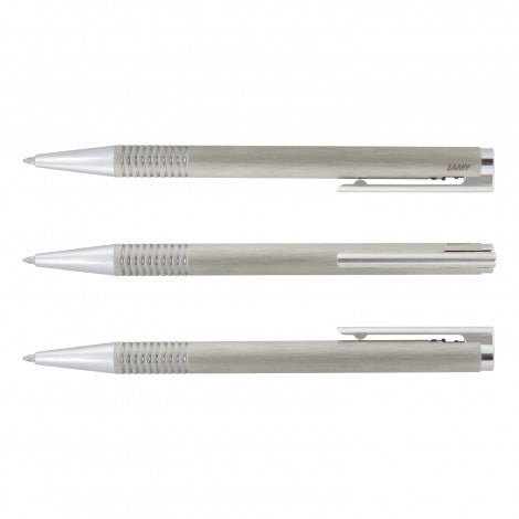 LAMY Logo Pen - Brushed Steel