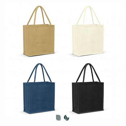 Monza Jute Tote Bag - Colour Match