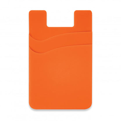 Dual Silicone Phone Wallet - Full Colour