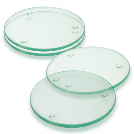 Venice Glass Coaster - Set of 4 - Round - Full Colour