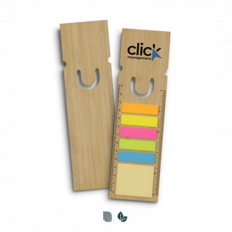 Bamboo Ruler Bookmark - Square