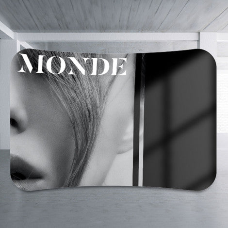 Curved Stretch Media Wall Medium