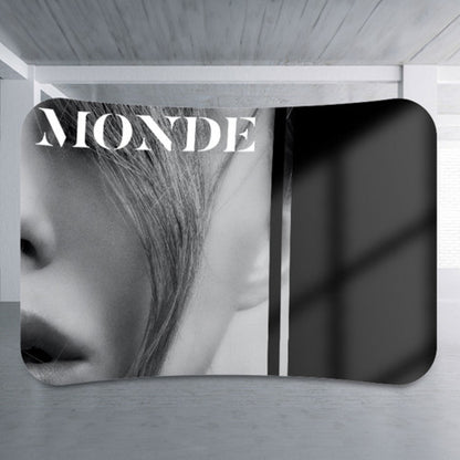 Curved Stretch Media Wall Medium