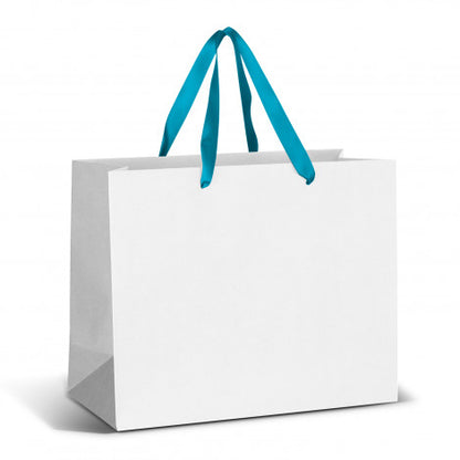 Large Ribbon Handle Paper Bag - Full Colour