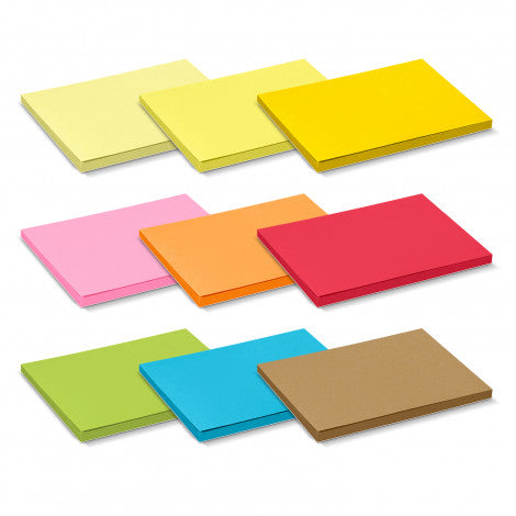 Coloured Sticky Pad 100 x 75mm - 50 Sheets