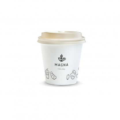 Compostable Paper Coffee Cup - 180ml
