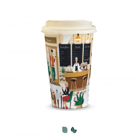 Compostable Paper Coffee Cup - 350ml