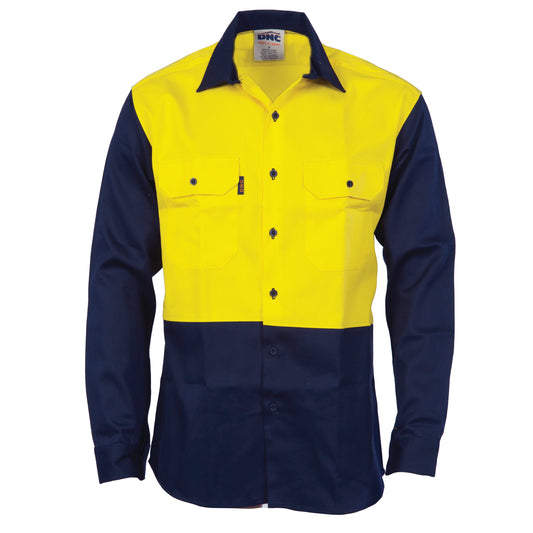 Patron Saint® Flame Retardant Two Tone Drill Shirt - L/S