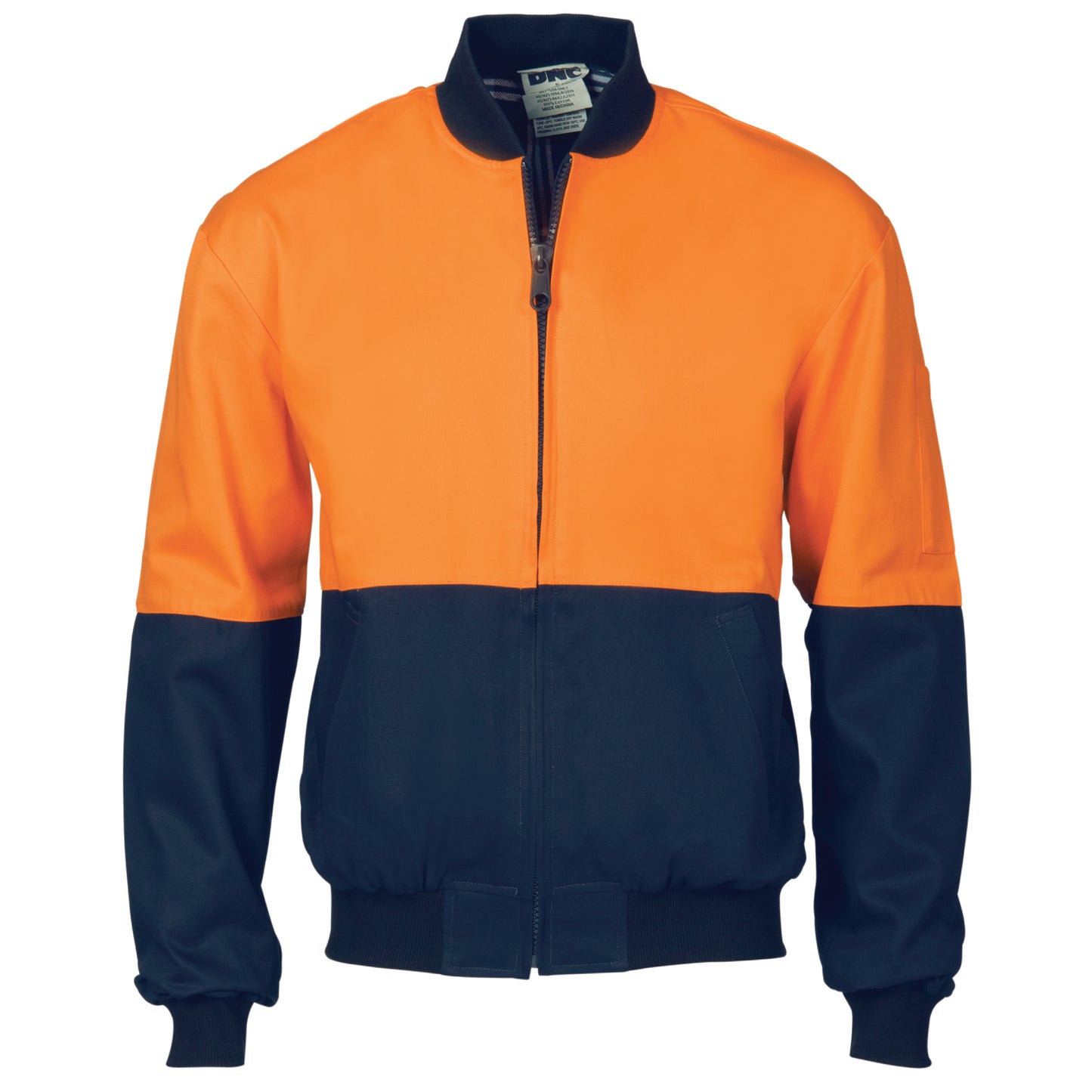 HiVis Two Tone Cott on Bomber Jacket
