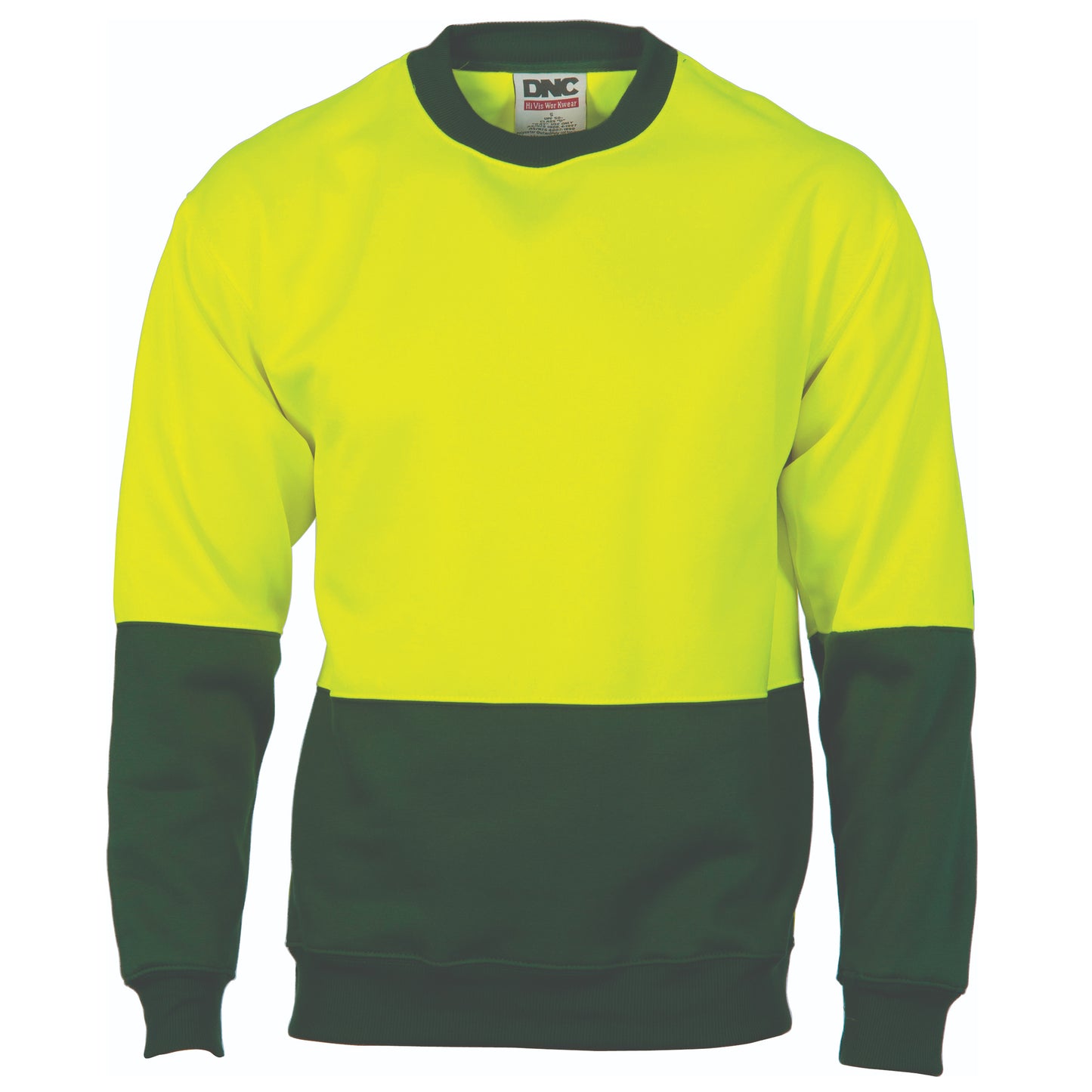 HiVis Two Tone Fleecy Sweat Shirt (Sloppy Joe) Crew-Neck