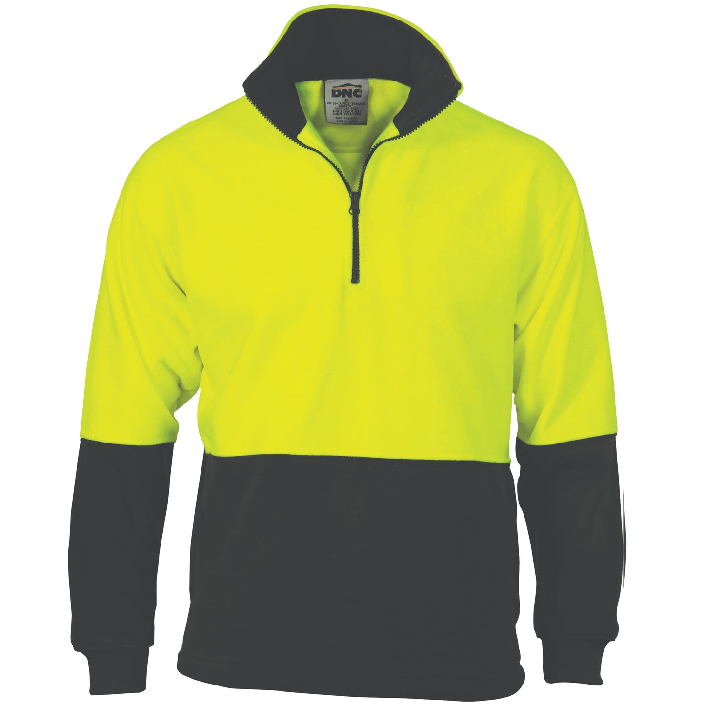 HiVis Two Tone 1/2 Zip Polar Fleece
