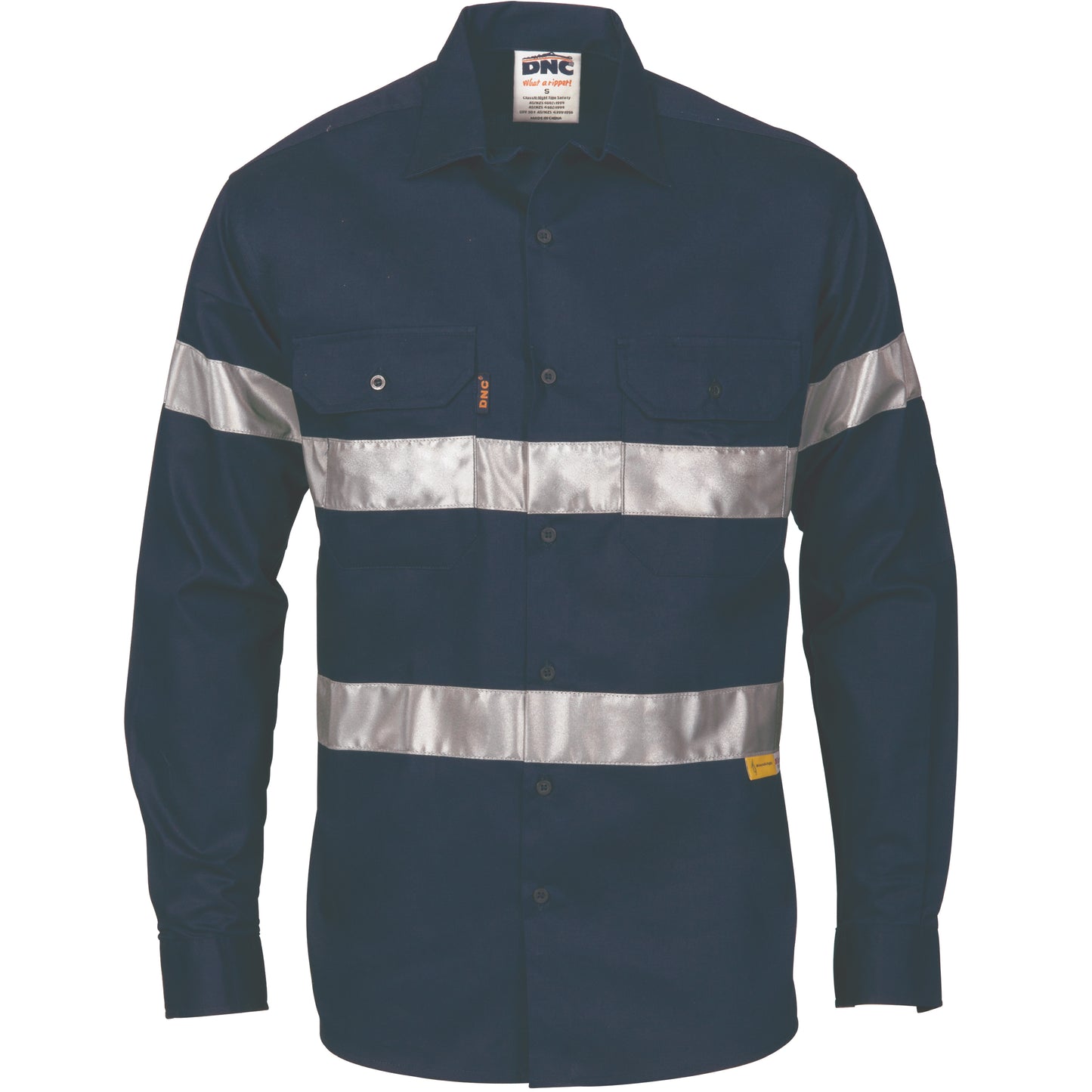 HiVis Drill Shirt with 3M R/Tape
- long sleeve