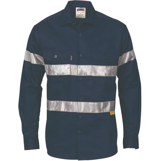 HiVis Drill Shirt with 3M R/Tape
- long sleeve