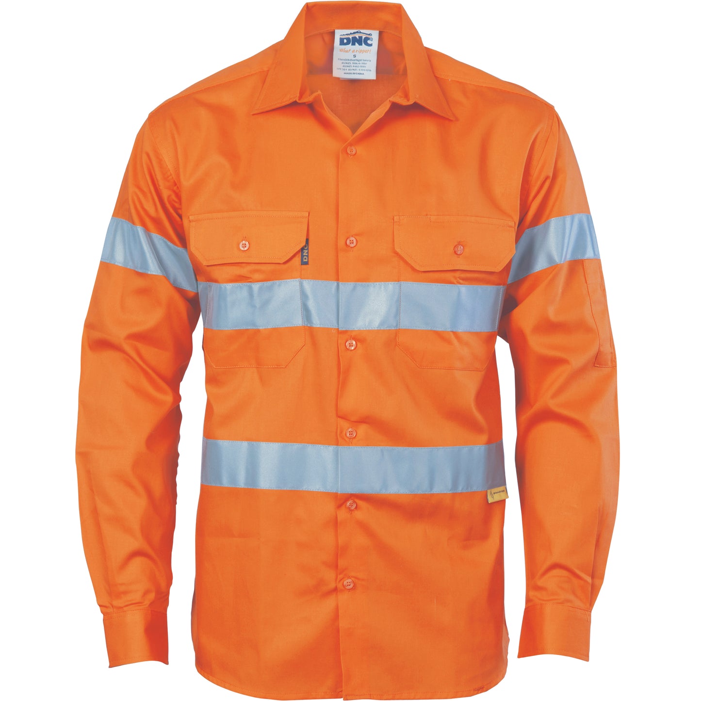 HiVis Drill Shirt with 3M R/Tape
- long sleeve