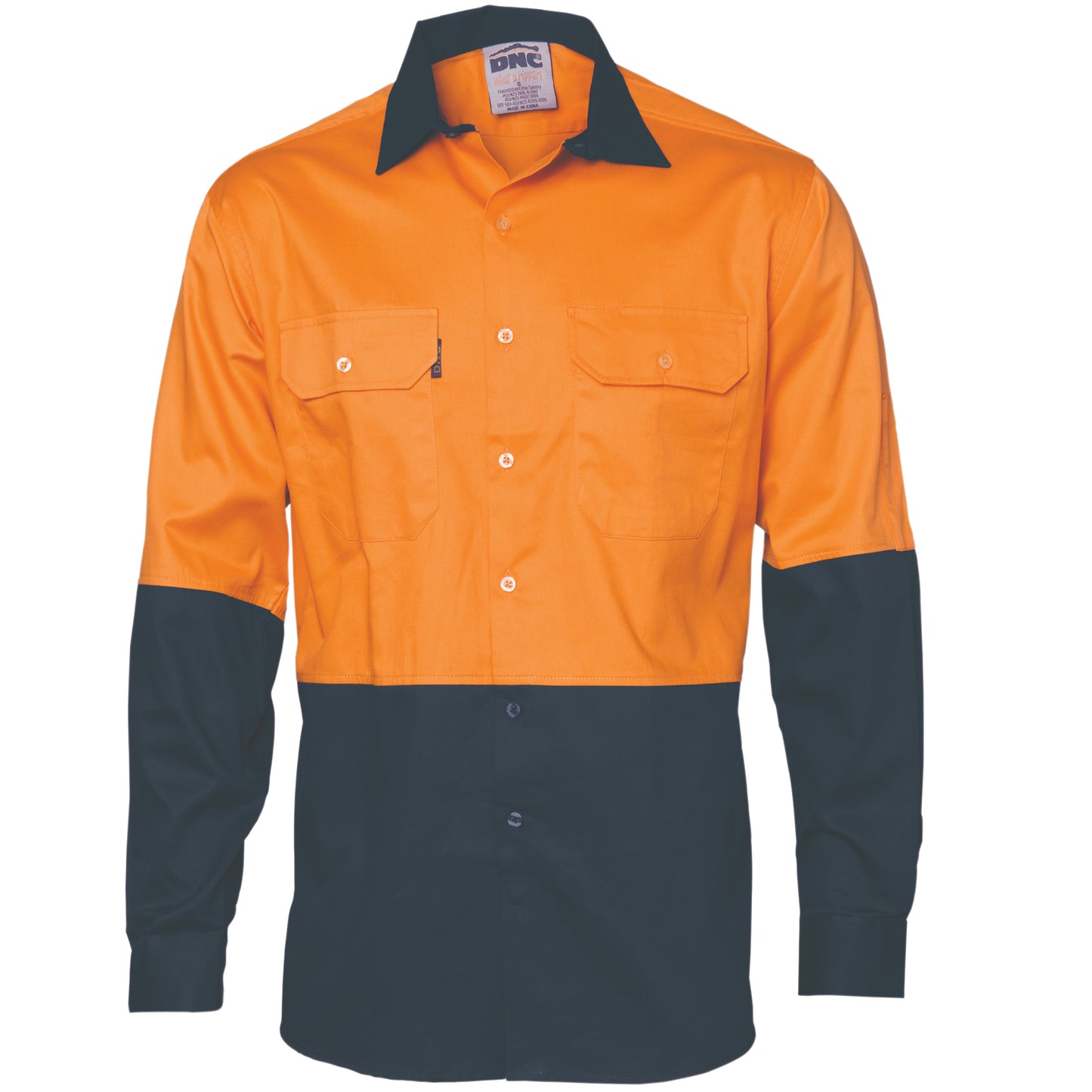 HiVis 2 Tone Cool-Breeze Cotton Shirt -
Long sleeve
