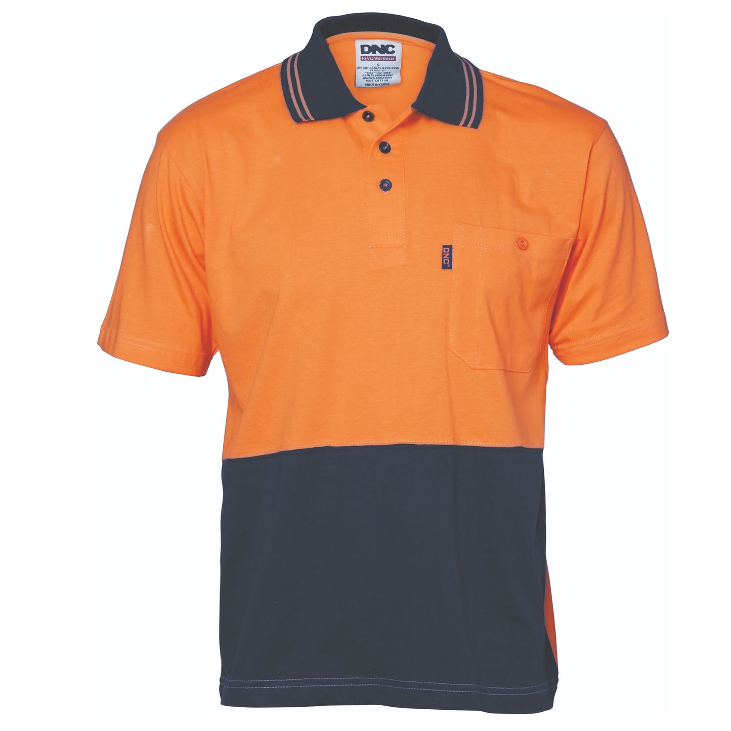 HiVis Cool-Breeze Cotton Jersey Polo Shirt
with Under Arm Cotton Mesh - S/S