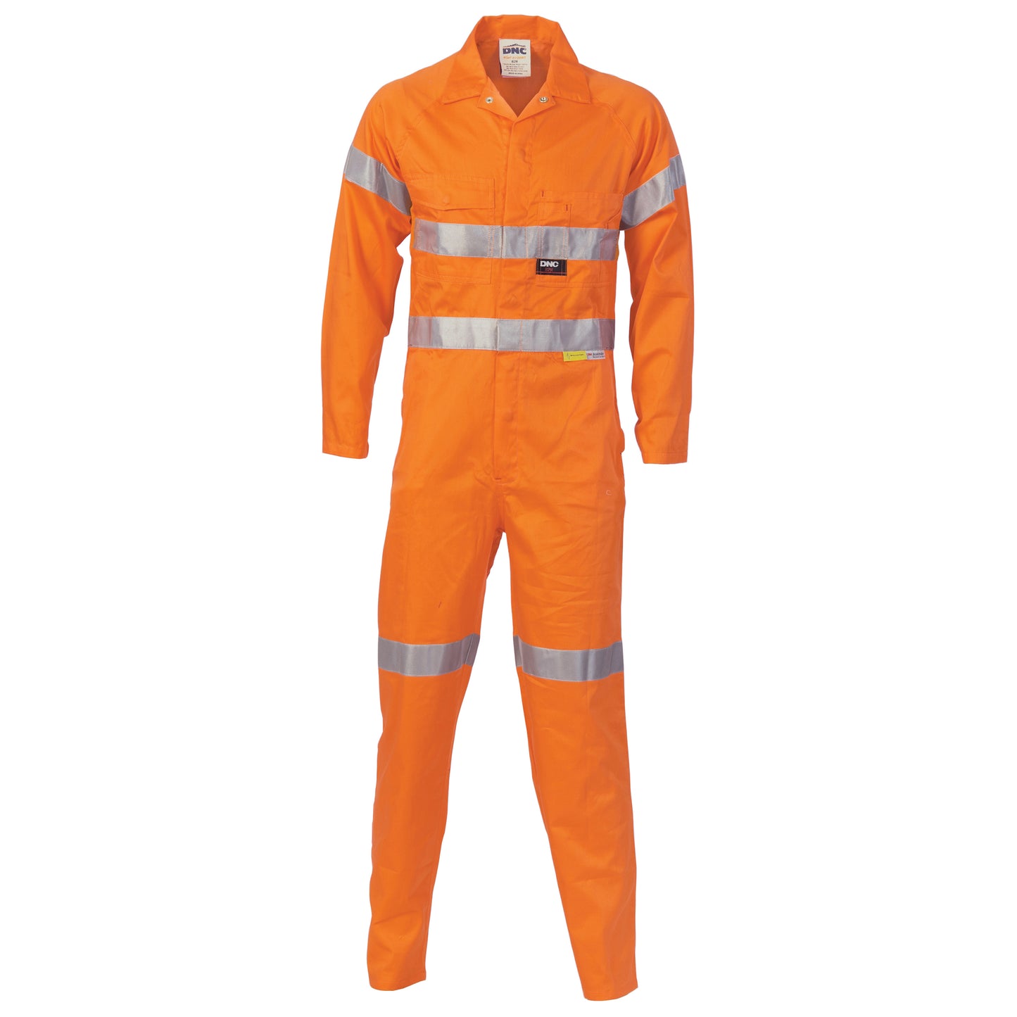 HiVis Cotton Coverall with
3M R/Tape