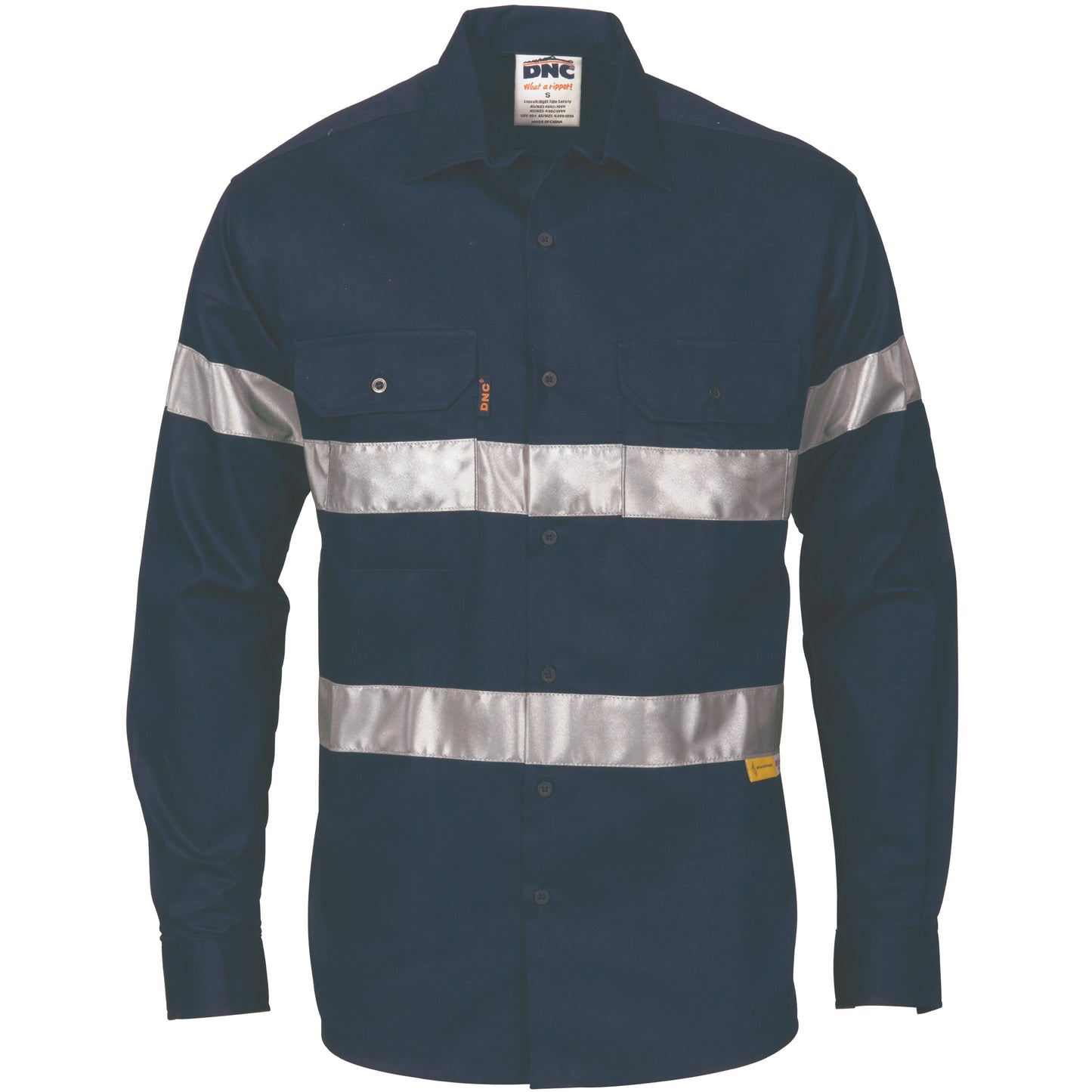HiVis Cool-Breeze Cotton Shirt with Generic
R/Tape - Long sleeve