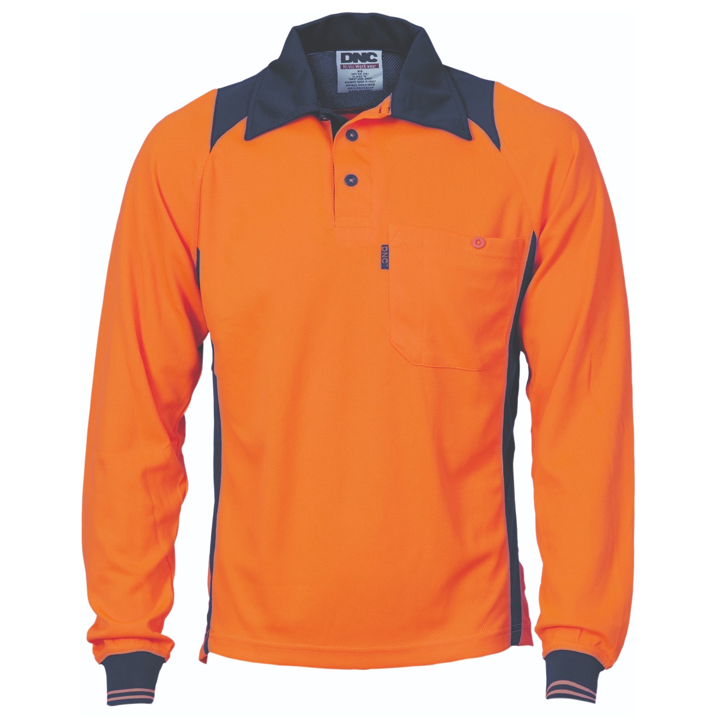 Cool Breathe Action Polo Shirt - Long Sleeve