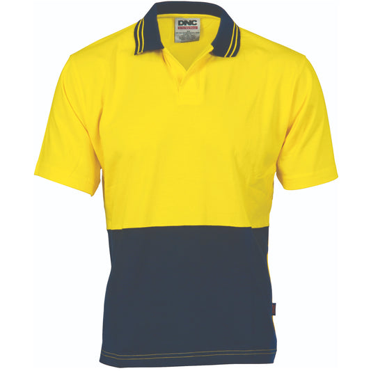 Hivis Cool Breeze Cotton Jersey Food Industry Polo - Short Sleeve