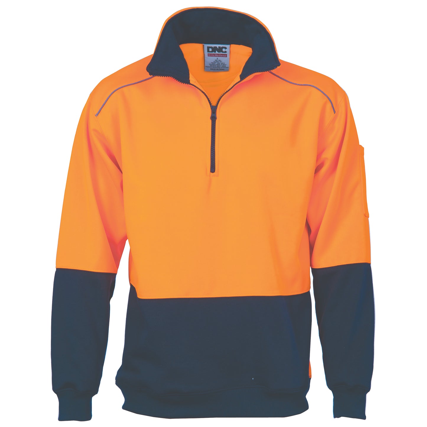 HiVis Two Tone 1/2 Zip Reflective Piping
Sweat Shirt