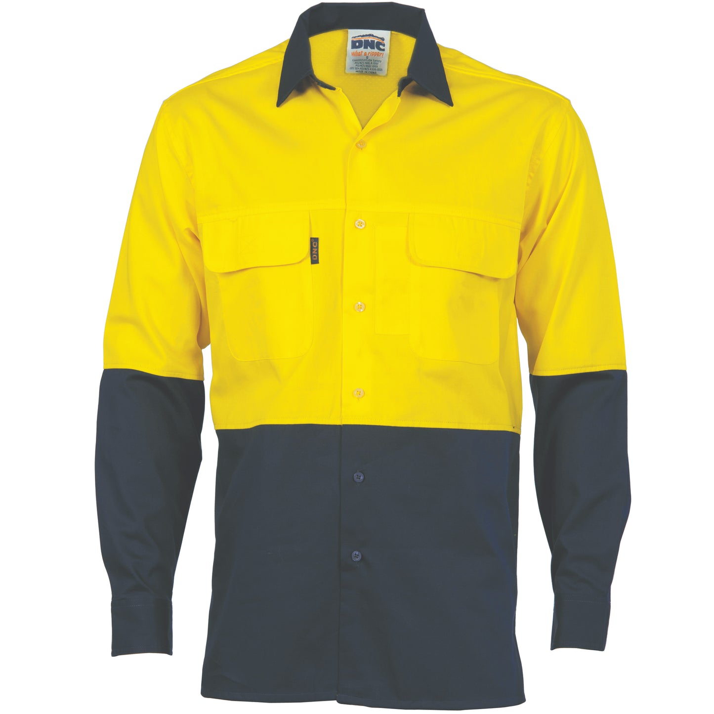 HiVis 3 Way Cool-Breeze Cotton Shirt -
Long sleeve