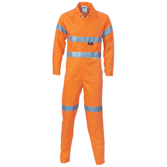 HiVis Cool-Breeze Orange L.Weight Cott on
Coverall with 3M R/Tape