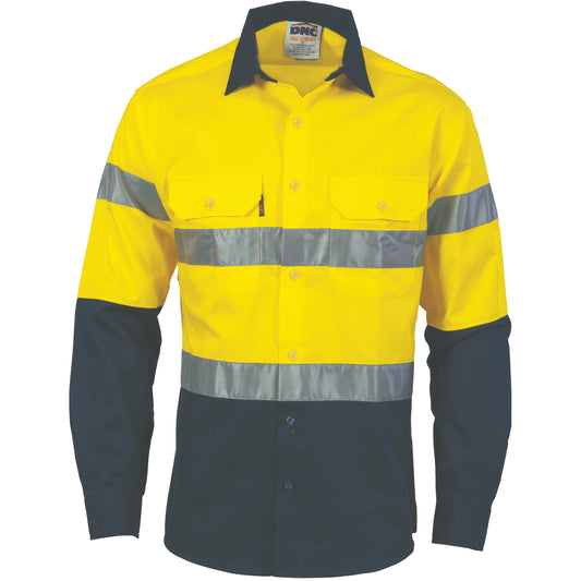 HiVis Cool-Breeze Cotton Shirt with Generic
R/Tape - Long sleeve