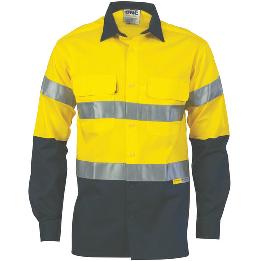 HiVis Cool-Breeze Cotton Shirt with 3M 8906
R/Tape - Long sleeve