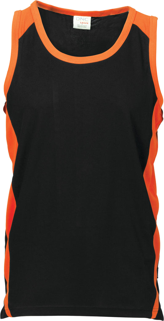 Kids Cool-Breathe Contrast Singlet