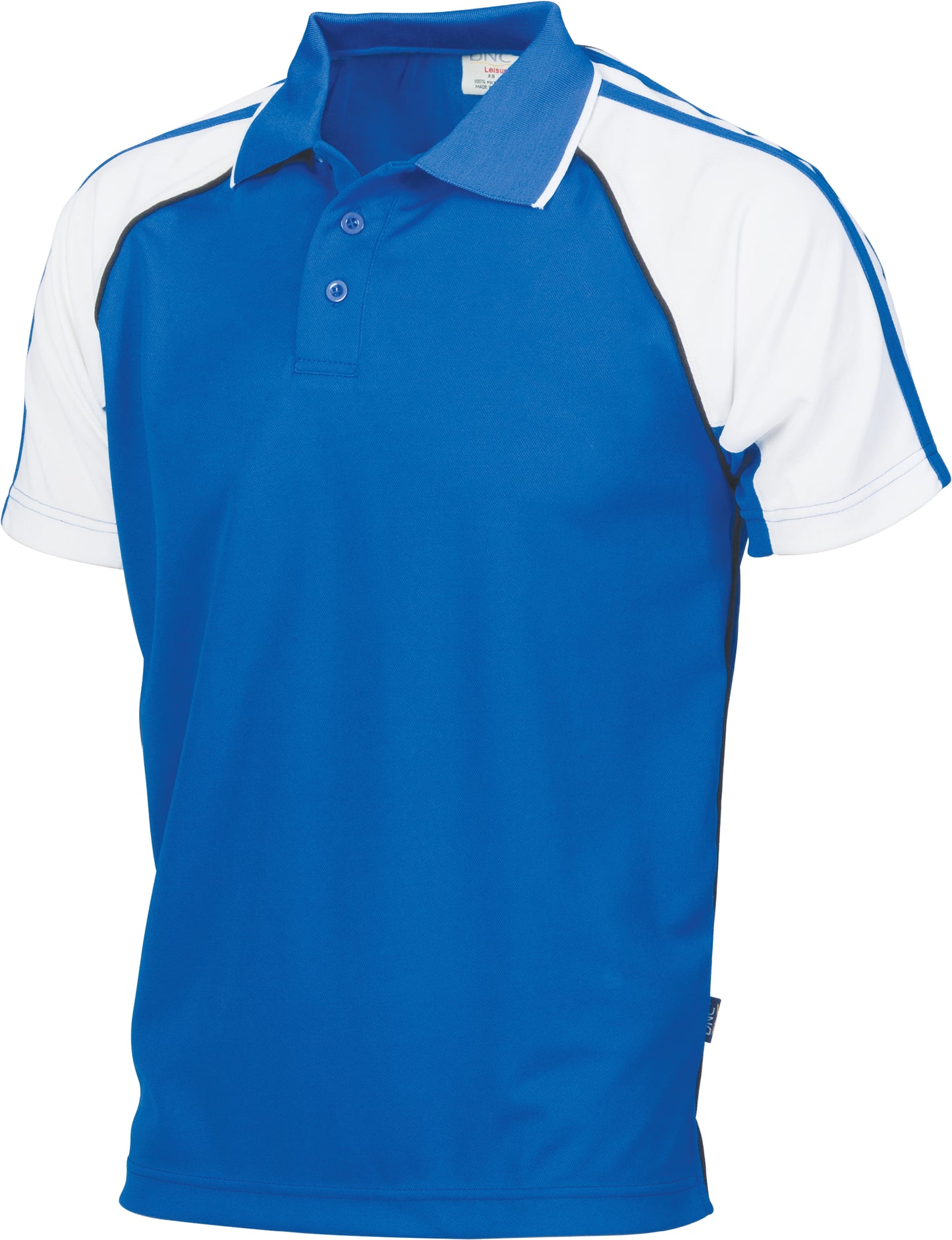 Cool-Breathe Twin Stripe Contrast Raglan Polo