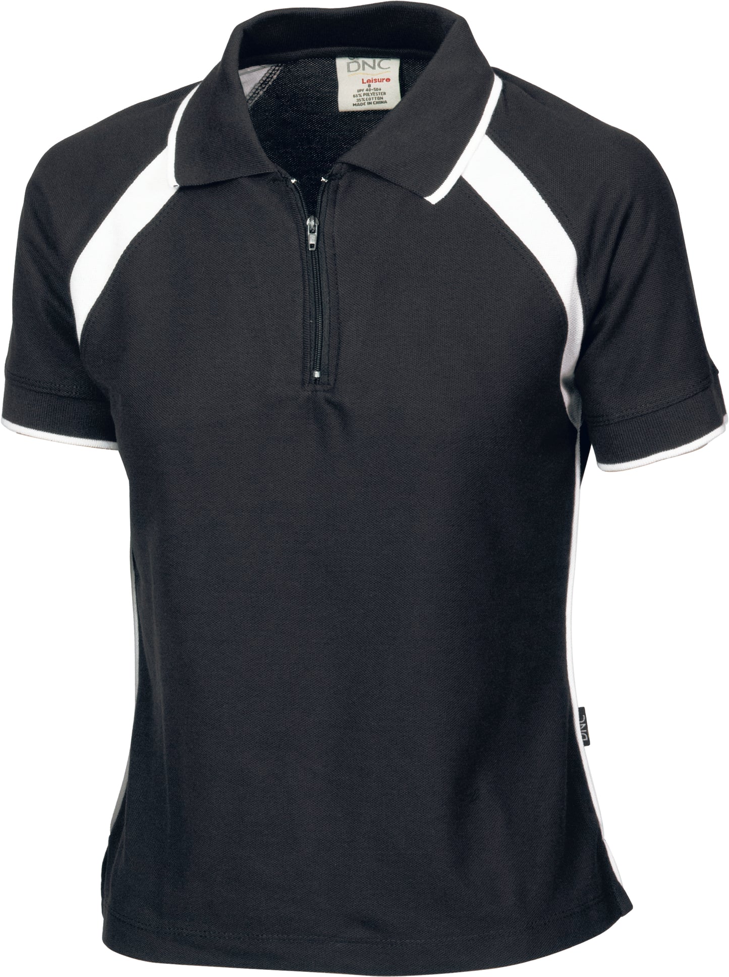 Ladies Poly/Cotton Contrast Raglan Panel Polo