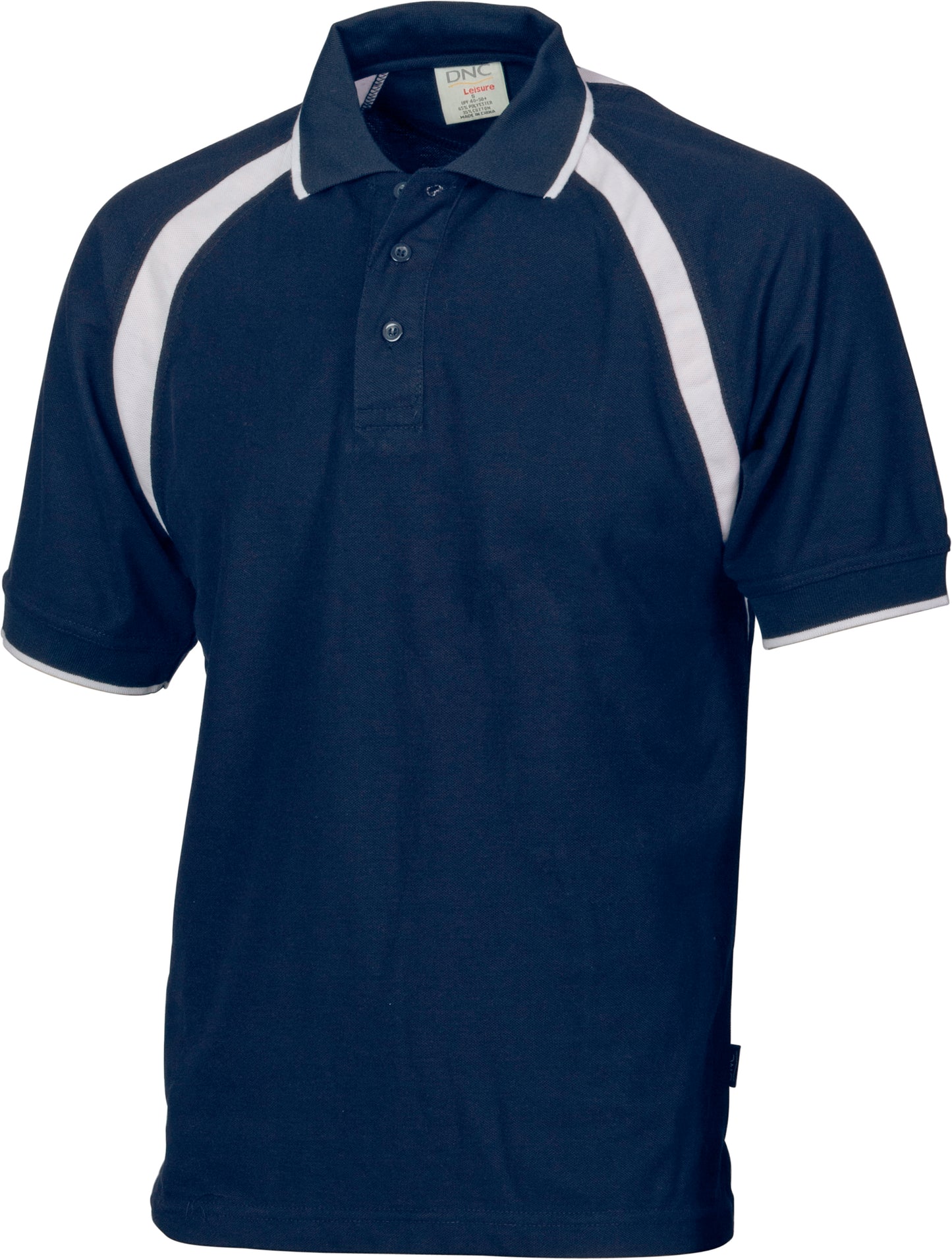 Kids Poly/Cotton Contrast Raglan Panel Polo