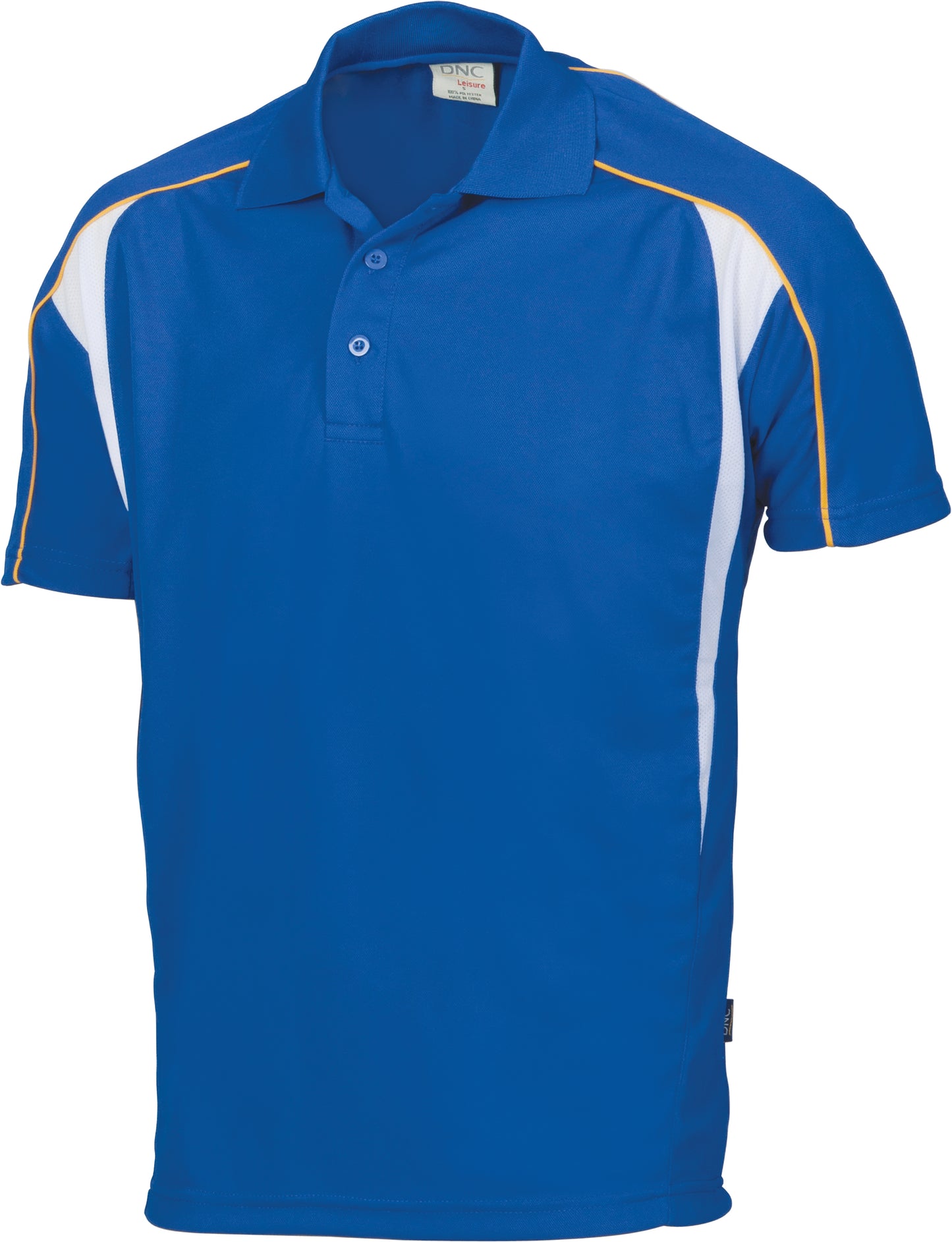 Air Flow Contrast Mesh ‘N’ Piping Polo - Short sleeve