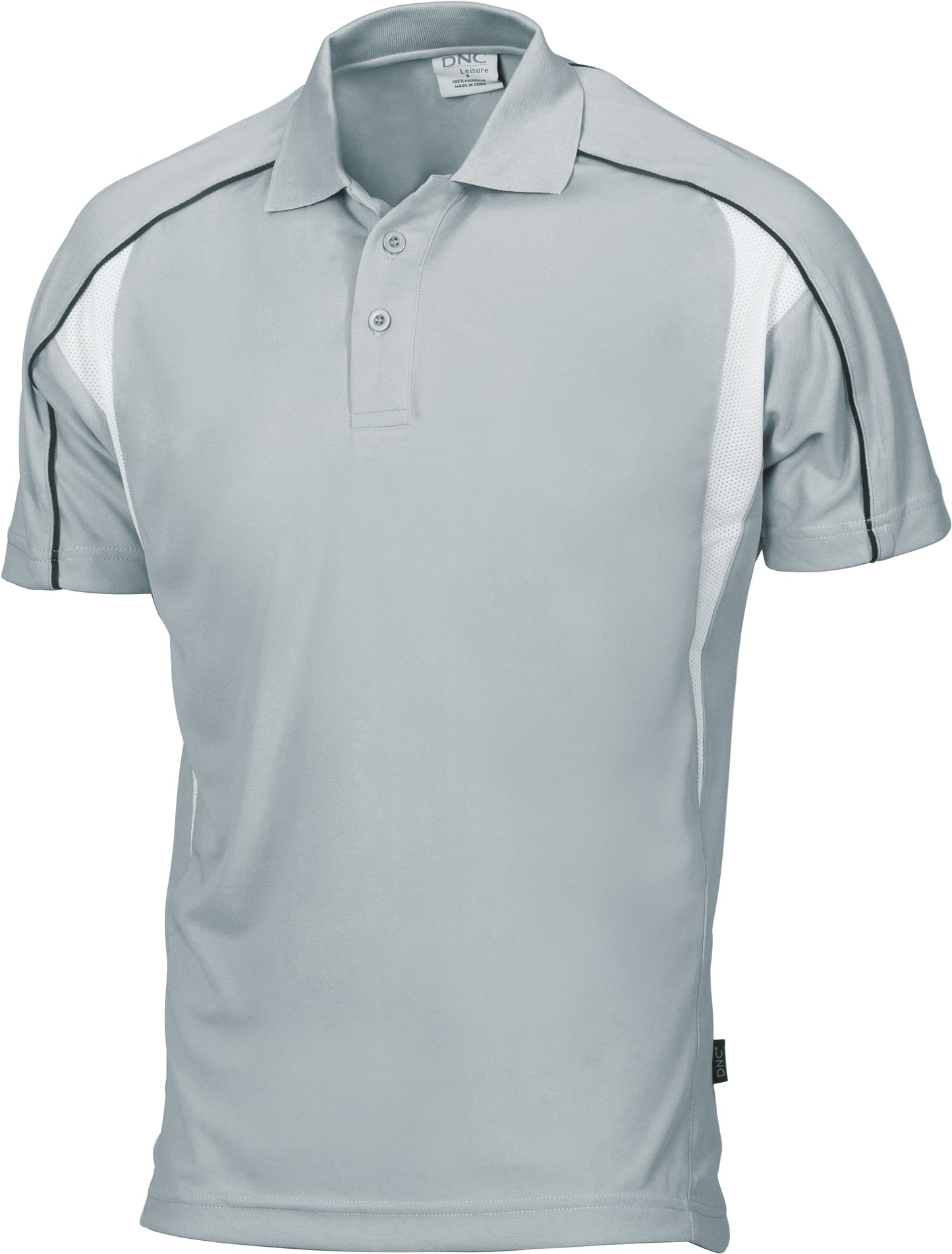 Air Flow Contrast Mesh ‘N’ Piping Polo - Short sleeve