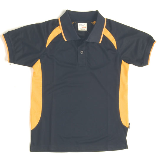 Adults Air Flow Contrast Raglan Mesh Polo